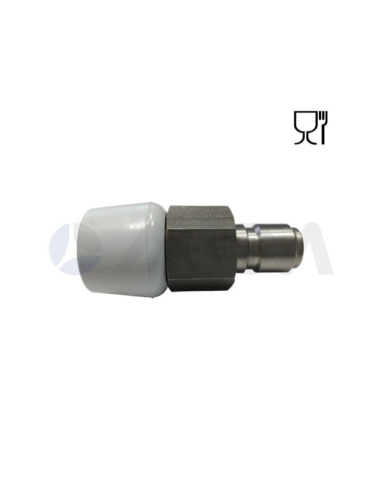 ST-3100 INOX RACOR CON BOQUILLA PARA ESPUMA 50° 200.