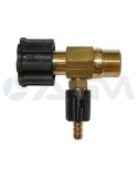 INYECTOR REGULABLE BOQUILLA Ø1,8mm. 11-15 LPM M22x1.5 M-H