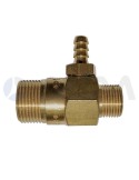 INYECTOR FIJO BOQUILLA Ø2,3mm. 16-21 LPM E. G. 3/8"M-S. M22 M.