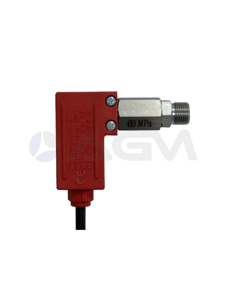 29.0000.25 PRESOSTATO "PR1" INOX G. 3/8"M-600B-250V-16A.