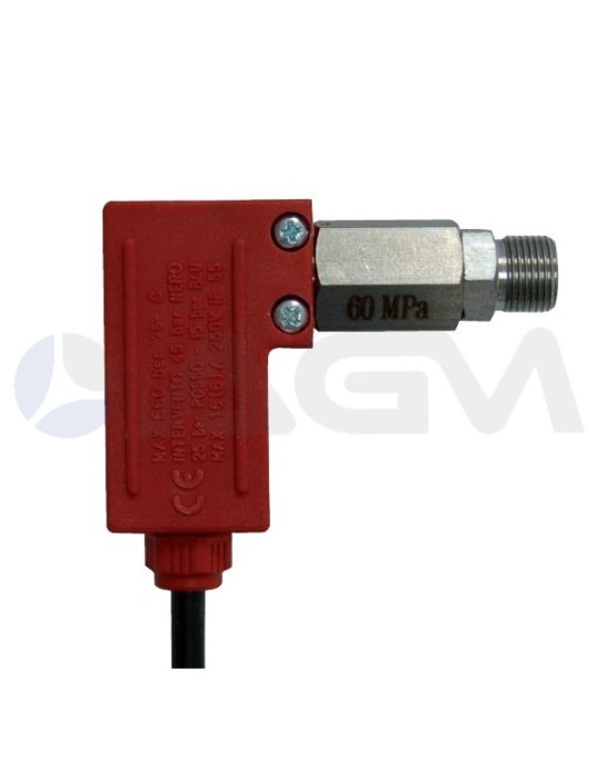 29.0000.25 PRESOSTATO "PR1" INOX G. 3/8"M-600B-250V-16A.