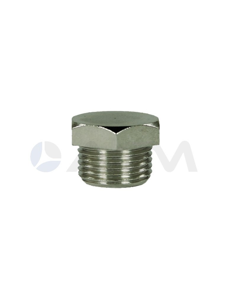 TAPON HEXAGONAL LATON G. 1/8"M PRESION MAXIMA 250 BAR.