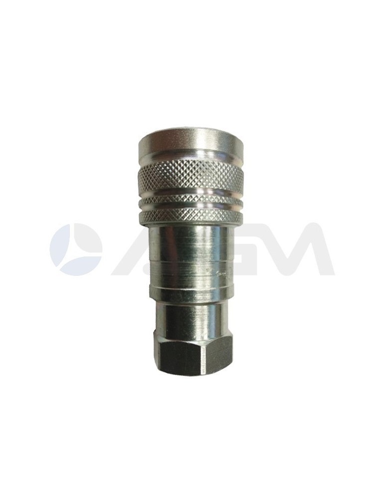 ENCHUFE RAPIDO BOLAS CON SISTEMA RETENCION ACERO ZINCADO E. 3/8"H