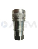 ENCHUFE RAPIDO BOLAS CON SISTEMA RETENCION ACERO ZINCADO E. 3/8"H