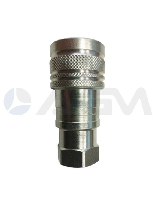 ENCHUFE RAPIDO BOLAS CON SISTEMA RETENCION ACERO ZINCADO E. 1/2"H