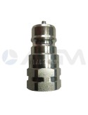 ENCHUFE RAPIDO BOLAS CON SISTEMA RETENCION ACERO ZINCADO E. 3/8"H