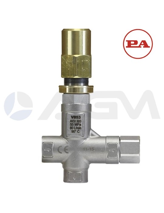 VB53/500 VÁLVULA REGULADORA CON BYPASS AUTOMÁTICO.