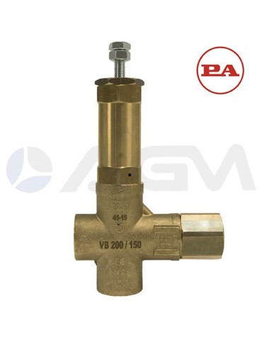 VB200/150 VÁLVULA REGULADORA CON BYPASS AUTOMÁTICO.