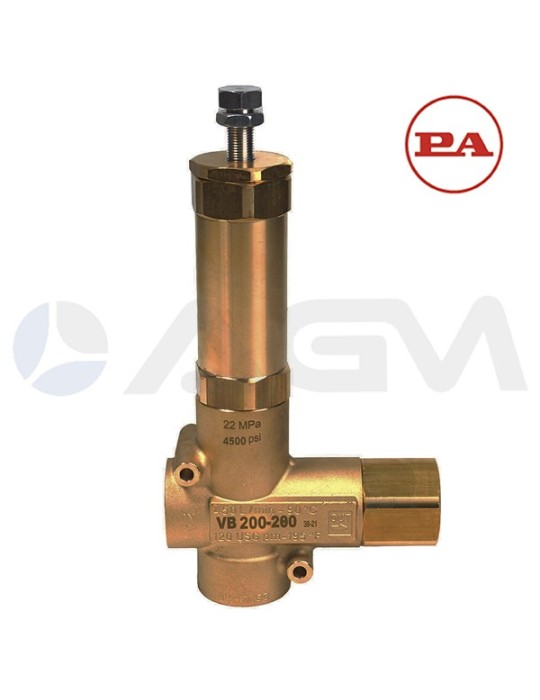 VB200/280 VÁLVULA REGULADORA CON BYPASS AUTOMÁTICO.