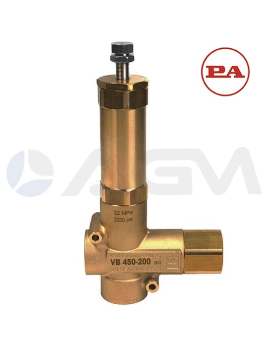 VB450/200 VÁLVULA REGULADORA CON BYPASS AUTOMÁTICO.