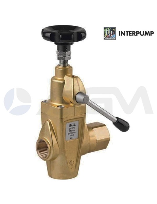 R2L INTERPUMP VÁLVULA REGULADORA DESCARGA MANUAL.