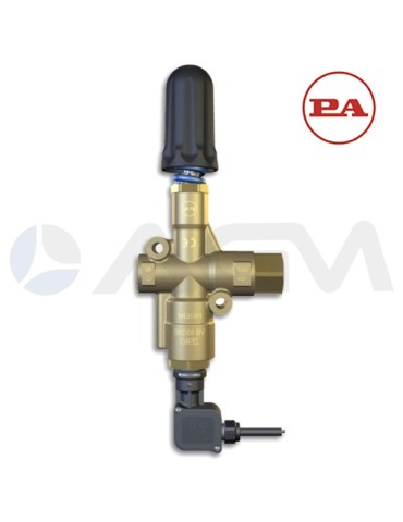 VB80/280 ZERO VÁLVULA REGULADORA CON BYPASS AUTOMÁTICO CON DESCARGA DE PRESIÓN A CERO Y PRESOSTATO DE PARO.