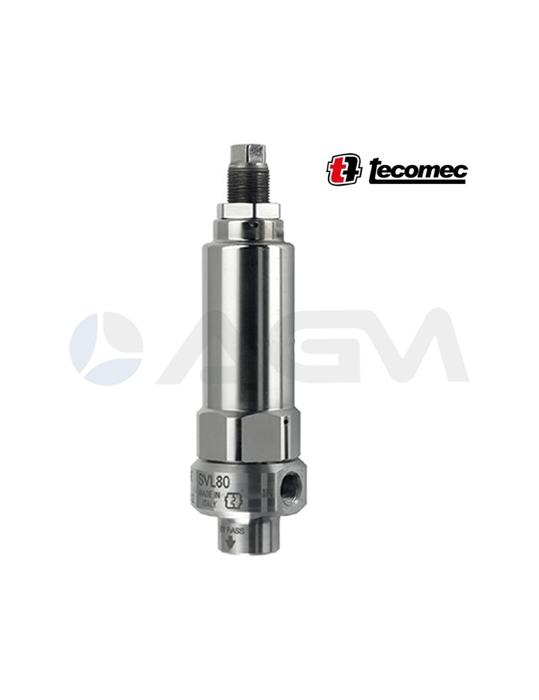 SVL80 TECOMEC VÁLVULA DE SEGURIDAD.