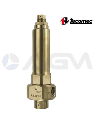 SVL33/450 TECOMEC VÁLVULA DE SEGURIDAD.