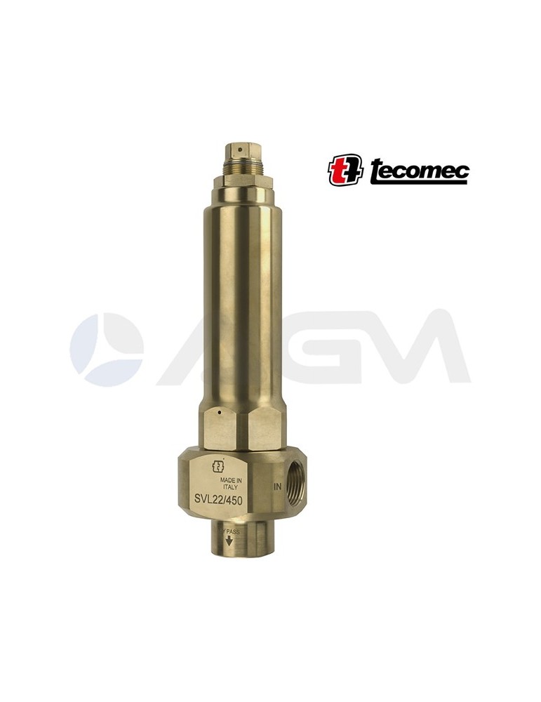 SVL33/450 TECOMEC VÁLVULA DE SEGURIDAD.