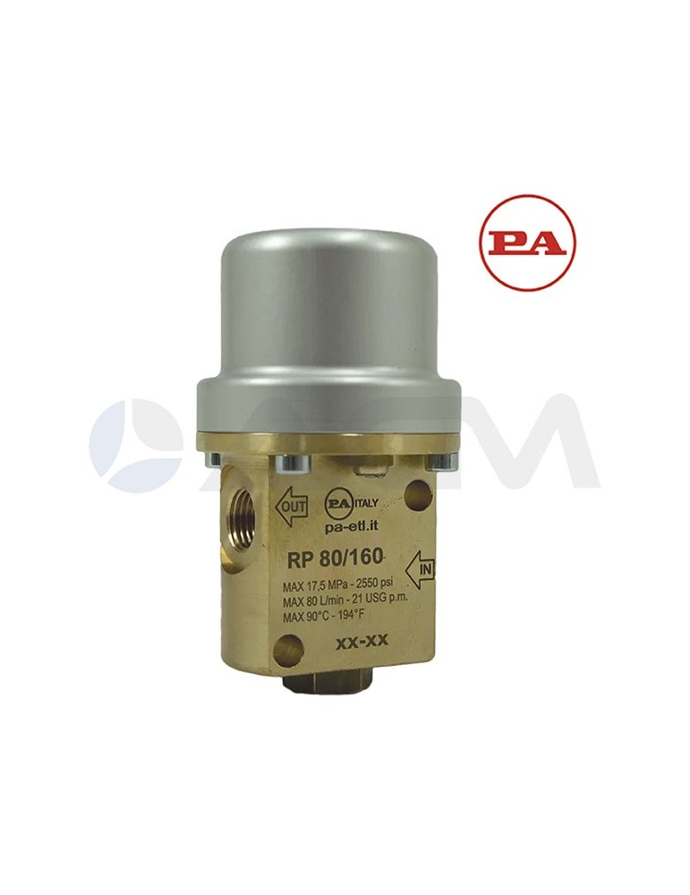 RP 80/160 PA VÁLVULA REGULADORA PNEUMÁTICA.
