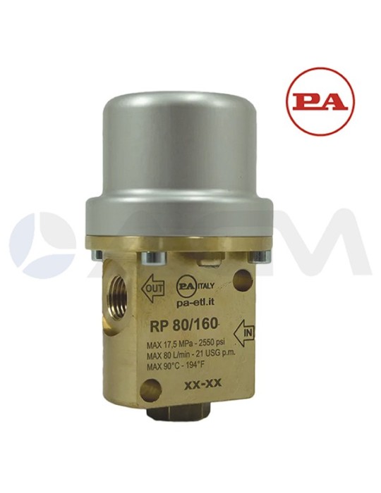 RP 80/160 PA VÁLVULA REGULADORA PNEUMÁTICA.