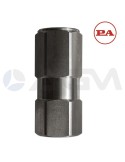 VNR-I VÁLVULA 1/4"HH ANTIRETORNO INOX DE ALTA PRESIÓN.