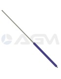 SUTTNER LANZA LAVADO RECTA AZUL "ST-007" 1000mm. INOXIDABLE E. G. 1/4"M-S. 1/4"M SIN PORTABOQUILLA.