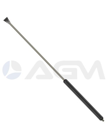 SUTTNER LANZA LAVADO RECTA NEGRA "ST-007" 800mm. CINCADA E. G. 1/4"M-S. 1/4"NPT CON PORTABOQUILLA.