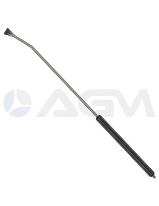 SUTTNER LANZA LAVADO CURVA NEGRA "ST-007" 2000mm. CINCADA E. G. 1/4"M-S. 1/4"NPT CON PORTABOQUILLA.