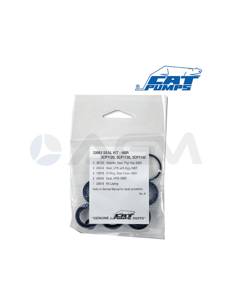 33983 KIT JUNTAS NBR CATPUMPS.