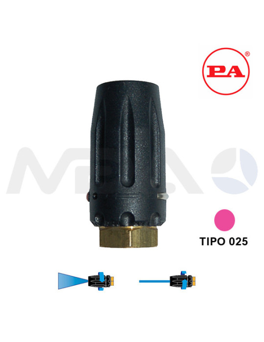 VAN BOQUILLA ÁNGULO VARIABLE TIPO 025-ROSA.