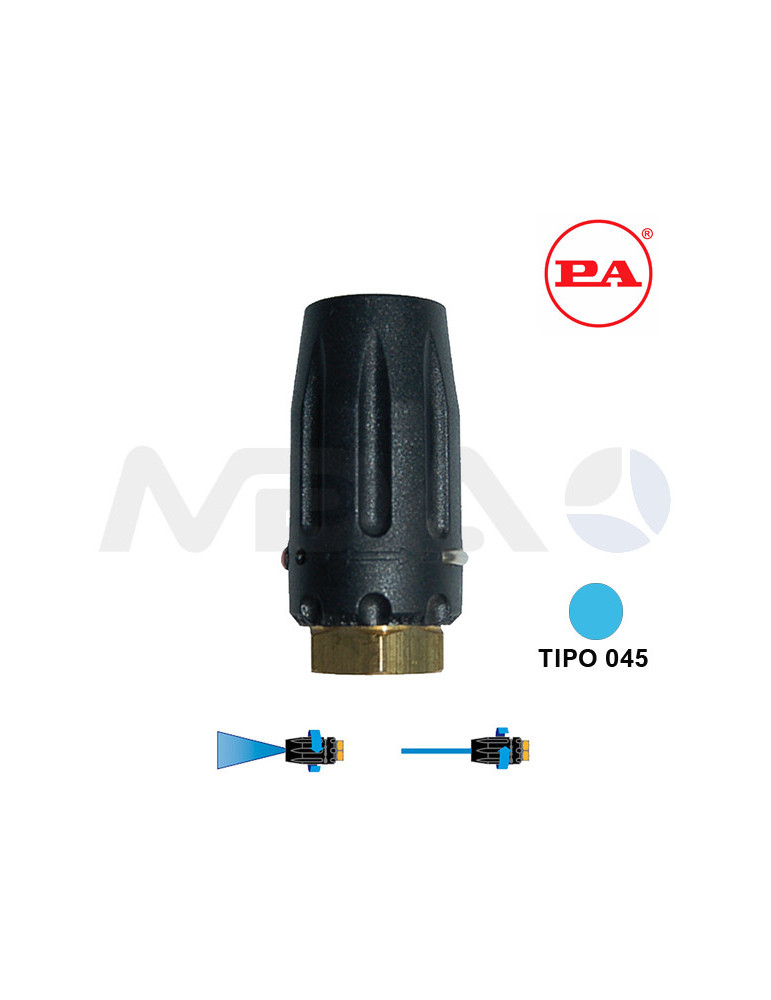 VAN BOQUILLA ÁNGULO VARIABLE TIPO 045-AZUL.