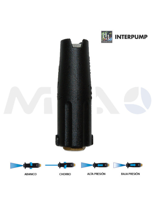 INTERPUMP MULTIREG BOQUILLA ÁNGULO VARIABLE SIN BOQUILLA.