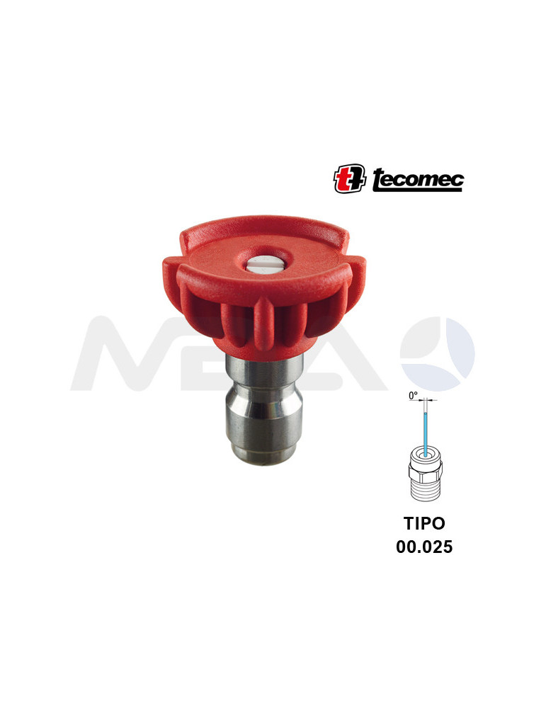 BOQUILLA ENCHUFE RÁPIDO Ø11,7mm ÁNGULO: 0° TIPO 025.