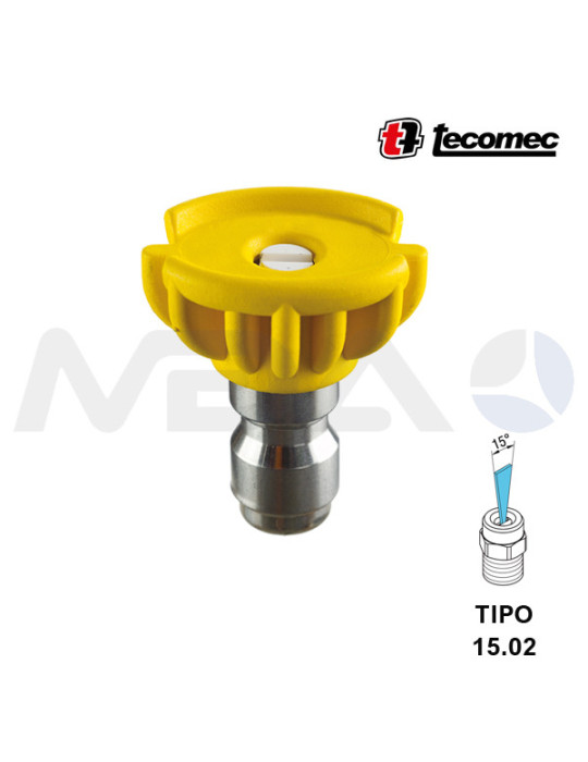 BOQUILLA ENCHUFE RÁPIDO Ø11,7mm ÁNGULO: 15° TIPO 02.