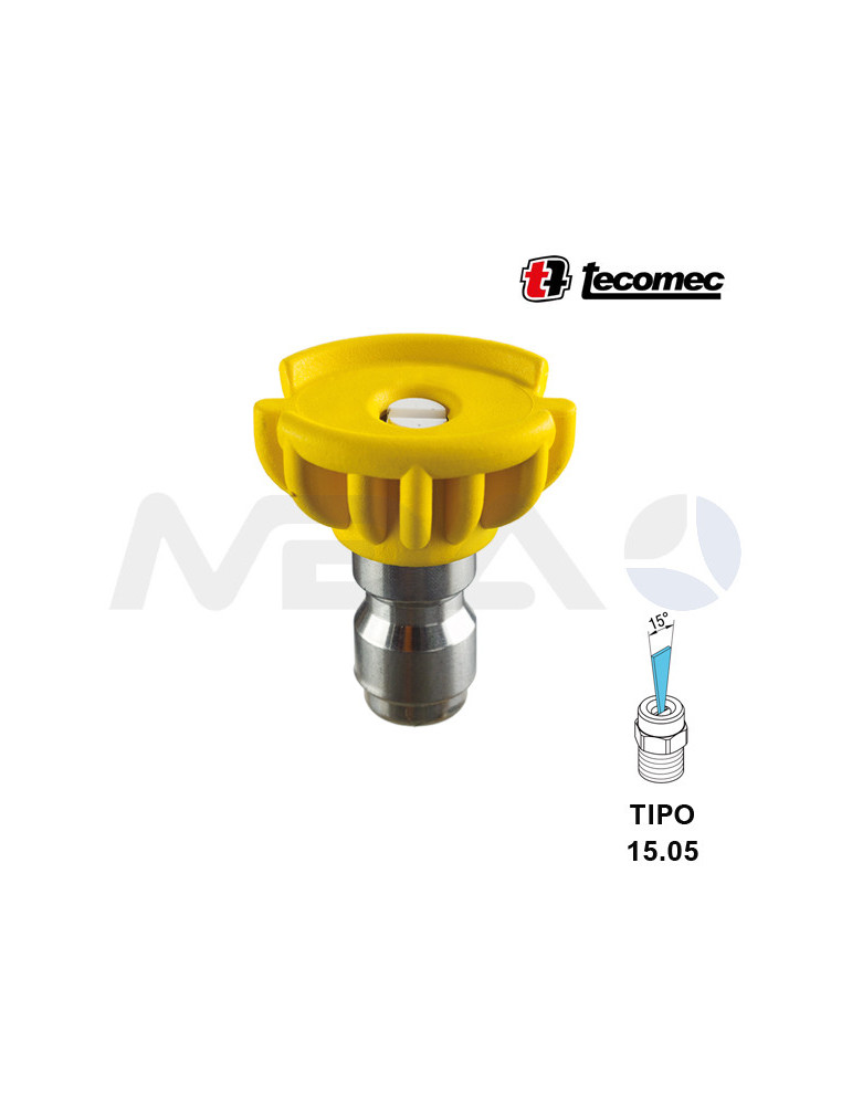 BOQUILLA ENCHUFE RÁPIDO Ø11,7mm ÁNGULO: 15° TIPO 05.