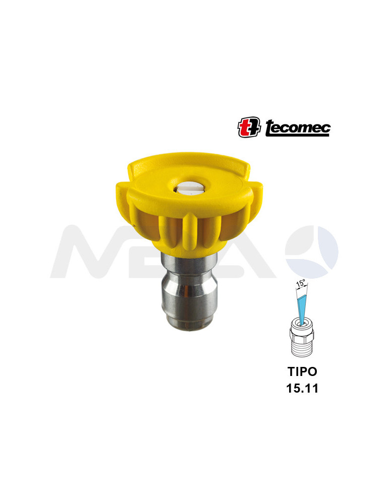 BOQUILLA ENCHUFE RÁPIDO Ø11,7mm ÁNGULO: 15° TIPO 11.
