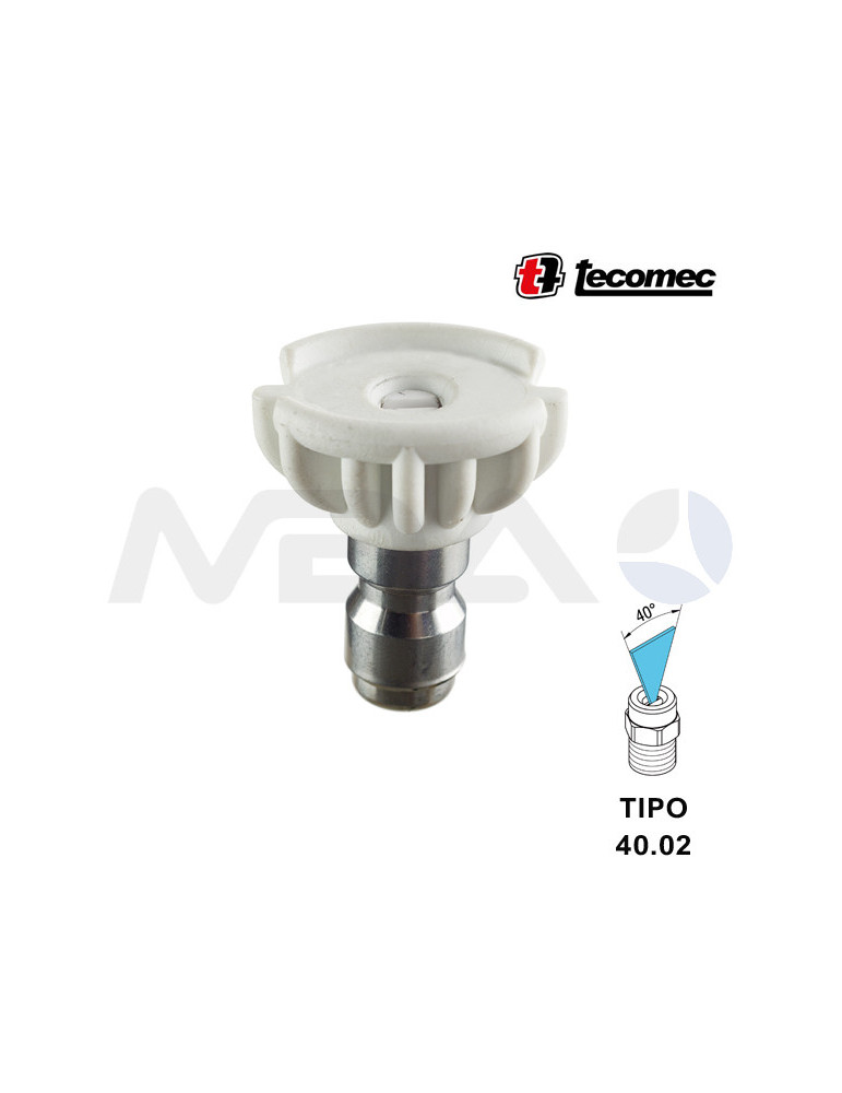 BOQUILLA ENCHUFE RÁPIDO Ø11,7mm ÁNGULO: 40° TIPO 02.