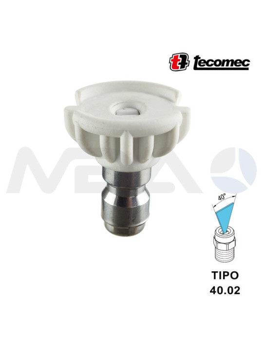 BOQUILLA ENCHUFE RÁPIDO Ø11,7mm ÁNGULO: 40° TIPO 02.