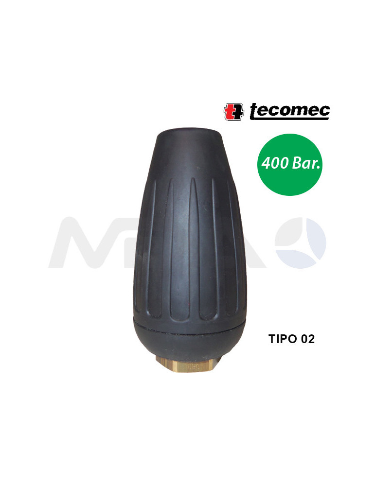 BOQUILLA TURBO ROTATIVA "ROTOJET400" TIPO 02.