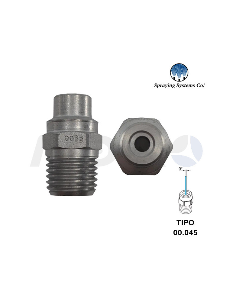 BOQUILLA ALTA PRESIÓN 1/4"H NPT- ÁNGULO: 0° TIPO 045.