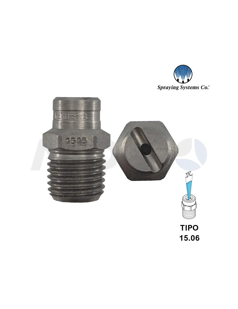 BOQUILLA ALTA PRESIÓN 1/4"H NPT- ÁNGULO: 15° TIPO 06.
