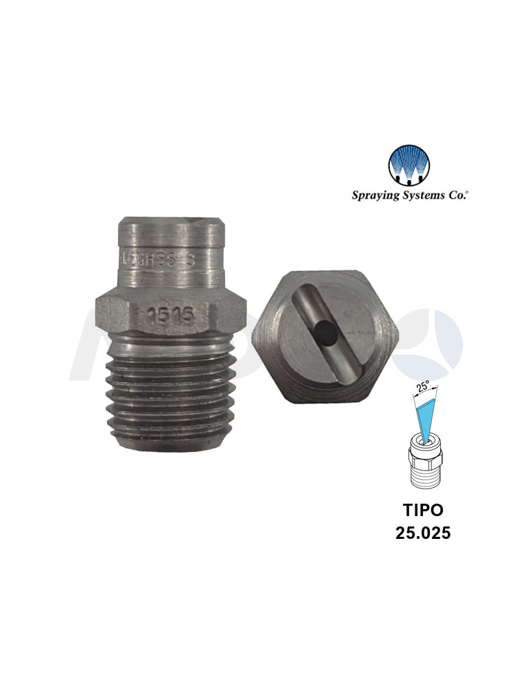 BOQUILLA ALTA PRESIÓN 1/4"H NPT- ÁNGULO: 25° TIPO 025.