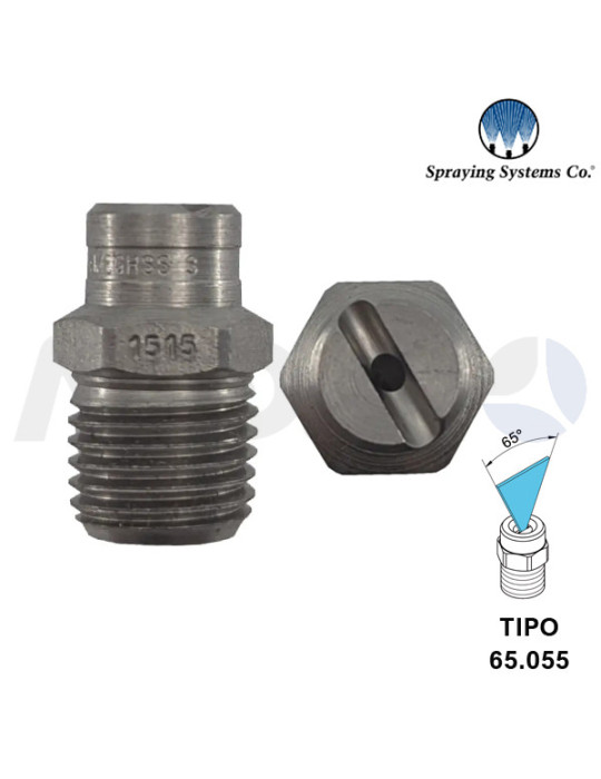 BOQUILLA ALTA PRESIÓN 1/4"H NPT- ÁNGULO: 65° TIPO 055.