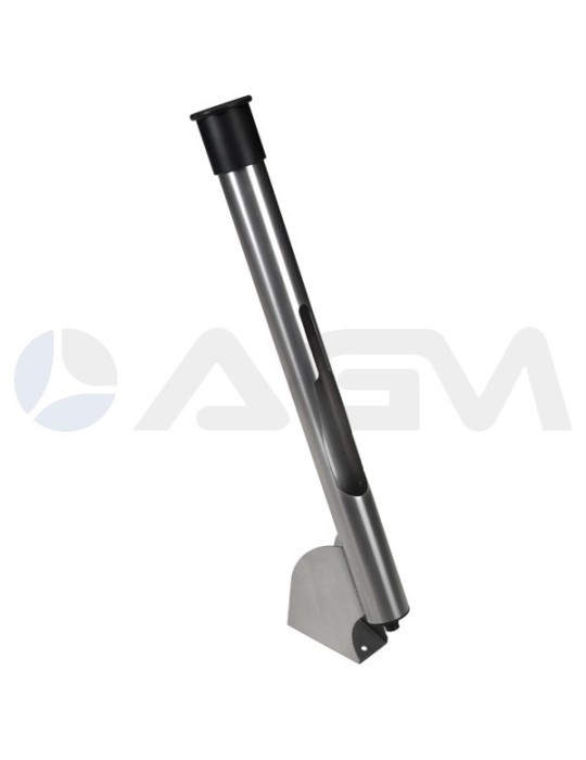 PORTA-LANZA INOX CON FRENO 700 mm.