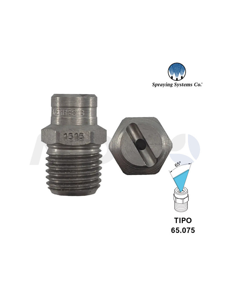 BOQUILLA ALTA PRESIÓN 1/4"H NPT- ÁNGULO: 65° TIPO 075.