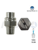 BOQUILLA ALTA PRESIÓN 1/8"H NPT- ÁNGULO: 15° TIPO 09.