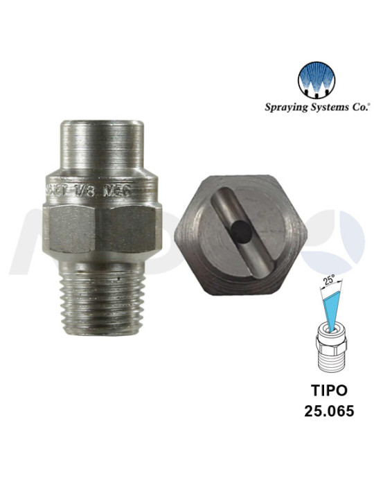 BOQUILLA ALTA PRESIÓN 1/8"H NPT- ÁNGULO: 25° TIPO 065.