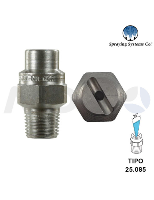 BOQUILLA ALTA PRESIÓN 1/8"H NPT- ÁNGULO: 25° TIPO 085.