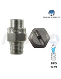 BOQUILLA ALTA PRESIÓN 1/8"H NPT- ÁNGULO: 40° TIPO 08.
