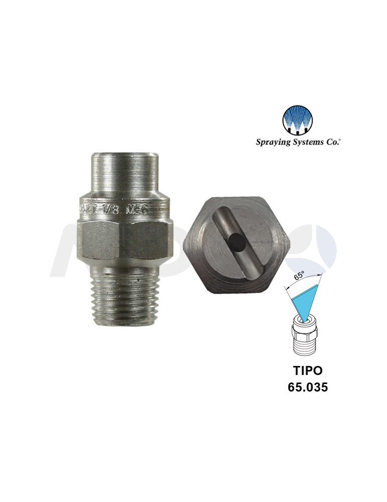 BOQUILLA ALTA PRESIÓN 1/8"H NPT- ÁNGULO: 65° TIPO 035.