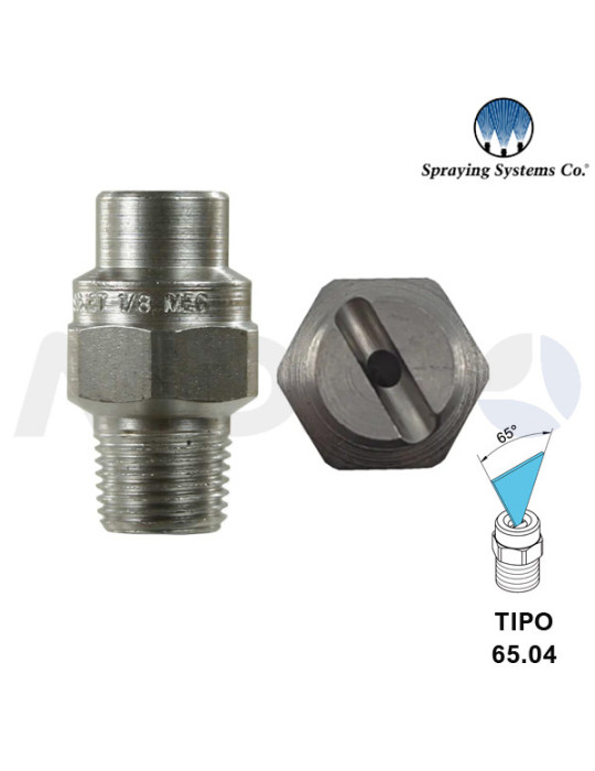BOQUILLA ALTA PRESIÓN 1/8"H NPT- ÁNGULO: 65° TIPO 04.