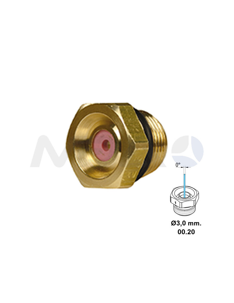 BOQUILLA M15x1M Ø3,0mm (20) - LM25.