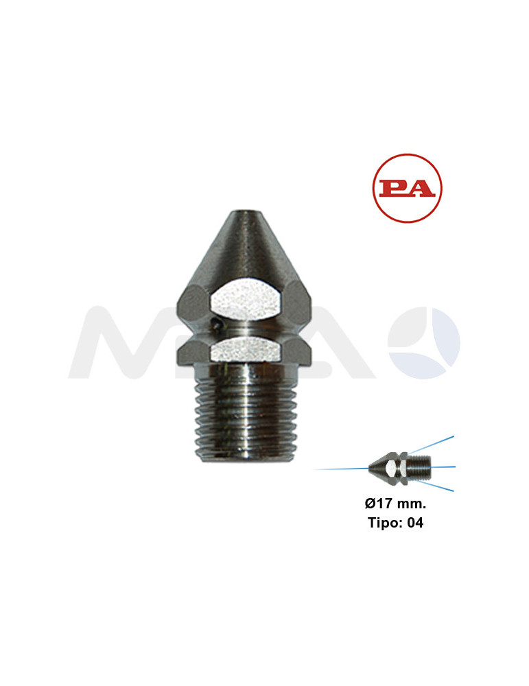 25.1201.51 BOQUILLA ROMPEDORA Ø17MM-1/4"M-TIPO 04.